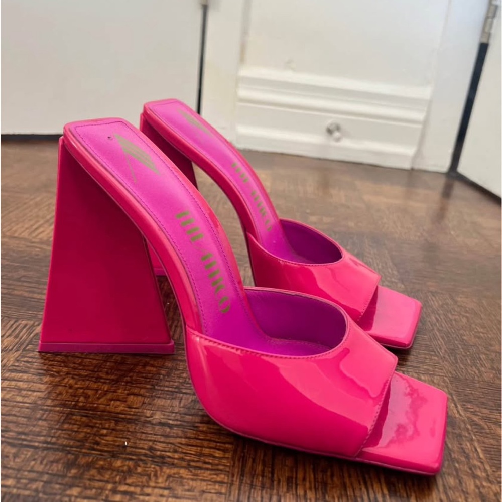 The Attico Pink Heels for Summer